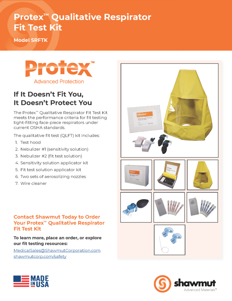 Protex Qualitative Respirator Fit Test Kit_Spec Sheet