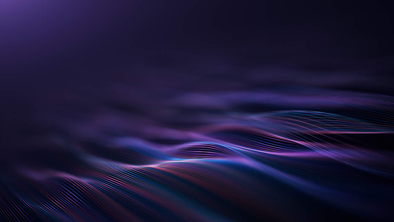 Flowing Lines - Abstract Background Image - Waves, Copy Space, Dark